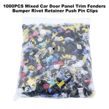 1000PCS Mixed Car Door Panel Trim Fenders Bumper Rivet Retainer Push Pin Clips 2024 - buy cheap
