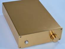 Tamaño (mm) : W190 H64 L268 M185, caja amplificadora de aluminio TUhao Gold (Gold), chasis LM1875 7294 amp, caja amplificadora 2024 - compra barato