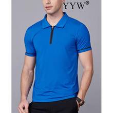 Мужская футболка с коротким рукавом для гольфа, летняя Мужская дышащая спортивная рубашка-поло, быстросохнущая одежда для гольфа с отложным воротником 2024 - купить недорого