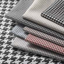 148x100cm High-end Houndstooth Sofa Fabric Plaid Cotton and Linen Engineering Clothing Pillows Soft Bags Cushion Covers Handmade 2024 - buy cheap