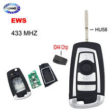 4 Button EWS Modified Flip Remote Key 433MHz PCF7935AA ID44 Chip for BMW E38 E39 E46 M5 X3 X5 Z3 Z4 HU58 Blade 2024 - buy cheap