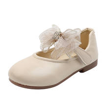 Sapatos de princesa para meninas com salto baixo, calçados elegantes para festa infantil, 3 8 10 12 anos, 2020 2024 - compre barato