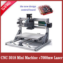 CNC 3018 DIY MINI CNC Engraving Machine Laser Engrave PCB PVC Milling Machine Wood Router with 2.5W/5.5W/7W  Laser GRBL Printer 2024 - buy cheap