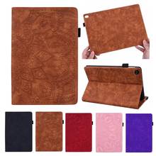 For Samsung Tab S6 Lite Case 10.4 Inch SM-P610 P615 Smart Vintage Leather Embossed Funda for Samsung Galaxy Tab S6 Lite Cover 2024 - buy cheap