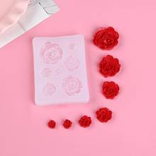 7 Sizes Resin Rose Flower Pendant Silicone Mold Epoxy Resin Jewelry Making Art Crafts 2024 - buy cheap