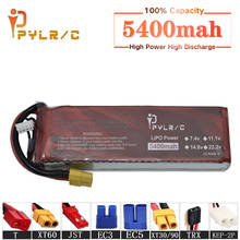 Высокая скорость 7,4 v 5400mAh Lipo батарея для RC вертолетов части 2s литиевая батарея 7,4 v 35C RC автомобили самолеты дроны батарея T/XT60 2024 - купить недорого