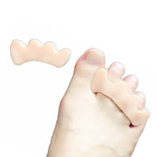 2 пары сепараторы для пальцев ног-выпрямители прокладки для ухода за ногами корректор вальгусной деформации коррекция носка ног Педикюр 2024 - купить недорого