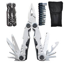Multi Tool Folding Pliers EDC Hand tool Wire Stripper with Knife Screwdriver Mini tools Camping equipment Survival Outdoor 2024 - buy cheap