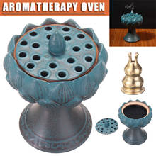 Incensário de cerâmica com design de raiz de lótus, queimador de incenso para religiosidade ou meditação, requintado, decoração de mesa 2024 - compre barato