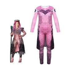 Disfraz de los descendientes para Halloween, disfraz de actuación para niñas de 3 a 15 años, vestido de Reina, disfraces de Carnaval 2024 - compra barato
