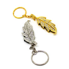 Creative Gift Tree Leaf Keychain 32GB Pendrive 64GB Memory Stick U Disk 4GB 8GB USB Flash Drive Crystal metal Pen Drive 16GB 2024 - buy cheap