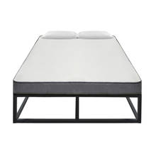 Mobília básica simples do quarto do tamanho do gêmeo da cama do ferro para o armazém dos eua do quarto 2024 - compre barato