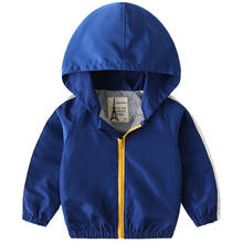 Gabardina con capucha para niños, abrigo informal, chaqueta 2024 - compra barato