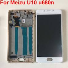 100% Tested For Meizu U10 Touch Screen Digitizer + LCD Display Replacement For Meizu U10 5.0 inch Cellphone 1280*720 with frame 2024 - buy cheap