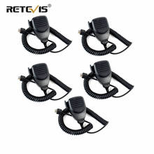 Retevis-walkie-talkie MK001 de 8 pines, micrófono de mano Para Kenwood, TK-868G, TK-730, TK-760, TK830, Radio Móvil C9198A, 5 uds. 2024 - compra barato