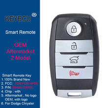 KEYECU-mando a distancia inteligente para Kia Sorento, control remoto sin llave, 4 botones, FCC ID: TQ8-FOB-4F06 UMa PE-95440-C6000, 2015, 2016, 2017, 2018 2024 - compra barato