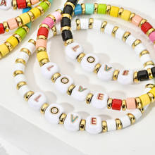 Bohemian Handmade Boho Tile Beads Bracelet Women Fashion Stretchy Stackable Charm Wrap Pulseras Femme 2024 - buy cheap