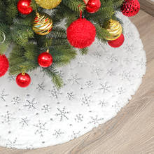 Faldas de árbol de Navidad, Base de empalme, alfombrilla, cubierta para decoraciones de árbol de Navidad, adornos para el hogar de Año Nuevo 2024 - compra barato