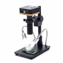 34MP Microscope Camera Kit 2K FHD HDMI USB Industrial Camera 150X Magnifier Zoom Lens Stand for Phone PCB THT Repair DIY 2024 - buy cheap