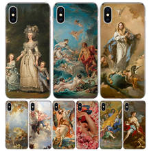 Palace Of Versailles The Creation of Adam Art Phone Case For iPhone 13 12 11 Pro Max 6 X 8 6S 7 Plus XS XR Mini 5S SE 7P 6P Patt 2024 - buy cheap