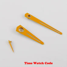 Иглы для часов, оранжевые, подходят для механического механизма ETA 6497 6498 2024 - купить недорого