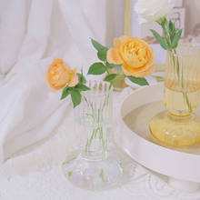 Vaso de flores para decoração de casa, vaso de vidro para arranjo de flores bonsai, enfeites de mesa para flores secas nórdicas 2024 - compre barato