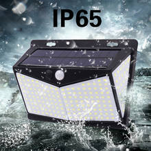 Sensor de luz por movimiento PIR Solar LED, lámpara de pared impermeable IP65, 136/206/208 LED, gran batería, 2835 SMD 2024 - compra barato