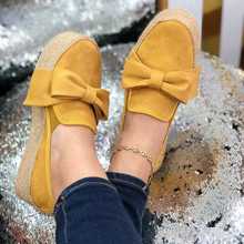 Hot Casual Women Sneakers Woven Ladies Suede Bow Tie Slip On Shallow Comfort Vulcanized Shoes Platform Female Flats Footwear 43 2024 - buy cheap