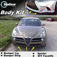 Bumper Lip Deflector Lips For Alfa Romeo Kamal AR Front Spoiler Skirt For TOPGEAR Friends Car Tuning / Body Kit / Strip 2024 - buy cheap