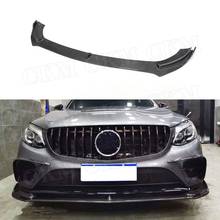 Alerón delantero de fibra de carbono para Benz GLC Class W253 GLC63 2014-2018 FRP, extensión de parachoques, estilo de coche 2024 - compra barato