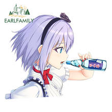 Earlfamily 13cm x 11.1cm para dagashi kashi bebida shidare hotaru personalidade dos desenhos animados oclusão zero adesivos de carro anime decalque 2024 - compre barato