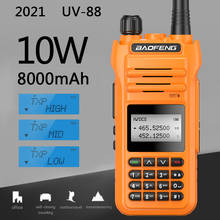 BaoFeng UV-88 Tri-Мощность иди и болтай Walkie Talkie радио Comunicador UV88 30 км трансивер UV-5R двухдиапазонный Wi-иди и болтай Walkie Talkie s 2024 - купить недорого