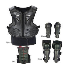 Chaleco de protección de cuerpo completo para niños y niñas, equipo de protección para el pecho y la columna vertebral, Motocross, BMX, MX, DH 2024 - compra barato
