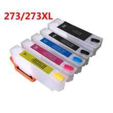 5PCS  273 T2730 Refillable Ink Cartridges with Auto Reset chip for Epson XP600 XP700 XP800 XP510 XP610 XP710 XP620 XP820 Printer 2024 - buy cheap