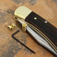 Brass Stainless Steel CNC Thumb Stud Set Folding Knife Accessories for Buck 110 2024 - buy cheap