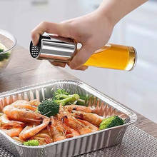 Olive Oil Sprayer Dispenser Vinegar Glass Bottle for Cooking Baking Roasting Grilling HVR88 2024 - buy cheap