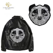 Patches de animais fofos panda apliques bordados ferro em roupas adesivos de motocicleta apliques 2024 - compre barato