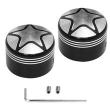 Motorcycle Front Axle Nut Cover Cap Bolt for Harley Touring Softail Road King FLTR FLHT Street Electra Tri Glide Sportster Dyna 2024 - buy cheap