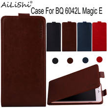 AiLiShi чехол для BQ 6042L Magic E роскошный флип высшего качества из искусственной кожи чехол BQ эксклюзивный 100% защитный чехол для телефона + отслеживание 2024 - купить недорого