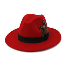Fedoras chapéu tipo fedora unissex, chapéu masculino de cor militar, para igrejas, chapéu de festa 2024 - compre barato