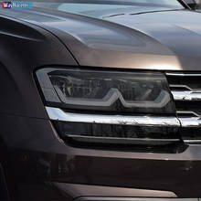 Car Headlight Protective Film Headlamp Transparent Black TPU Sticker For Volkswagen VW Atlas Teramont 2017-2019 Accessories 2024 - buy cheap
