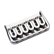 6-String Electric Guitar Saddle Bridge / Metal Fixed Bridge 2024 - buy cheap