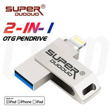 Wholesale Pen drive 128GB 64GB 32GB 16GB Metal USB OTG iFlash Drive HD USB Flash Drives for iPhone iPad iPod iOS Android Phone 2024 - buy cheap