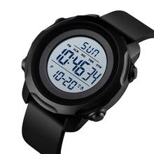 Часы наручные SKMEI Мужские Цифровые, водонепроницаемые спортивные с хронографом в стиле милитари, с обратным отсчетом 2024 - купить недорого