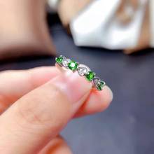 Natural Boutique Diopside S925 Sterling Silver Ring Bracelet Pendant Necklace Set Fine Fashion Jewelry Partie for Women MeibaPJF 2024 - buy cheap