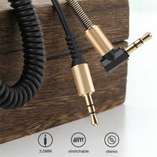 3,5 мм штекер-штекер Aux кабель L-образный прямоугольный разъем для наушников автомобильное аудио 2024 - купить недорого