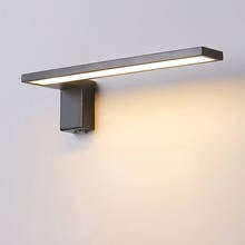 Nordic Indoor led wall lamps 12W modern wall light bedroom bedside wall lamp stair study livingroom white black sconce 2024 - buy cheap