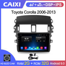 Car android 9.0 2Din Radio Multimedia Player For Toyota Corolla E140/150 2007 2008 2009 2010 2011 - 2016 2din autoradio  car dvd 2024 - buy cheap