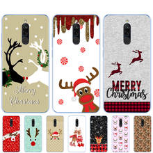 for redmi 8a 8 case for  redmi note 8 PRO 8T 9S case for xiaomi mi 10 PRO NOTE 10 PRO MI 9 lite Cute elk Christmas deer Cartoon 2024 - buy cheap