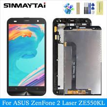 original LCD for ASUS ZenFone 2 Laser ZE550KL Z00LD display digitizer assembly touch screen replacemenet black for ZE550KL Z00LD 2024 - buy cheap